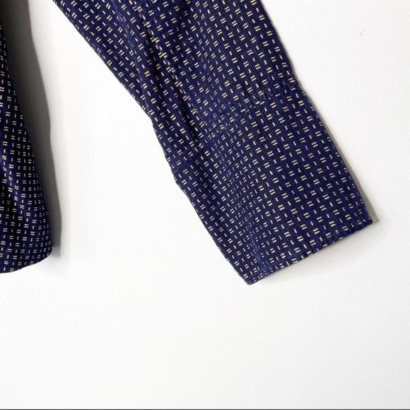 Sundance Navy Corduroy Mini Gold Pattern Jacket Size L - Picture 5 of 14